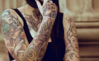 Эскизы больших татуировок